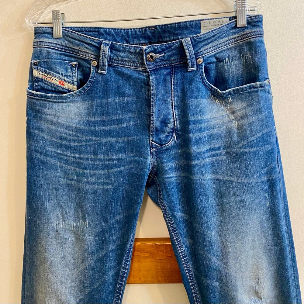 Diesel Larkee Regular Straight Jeans 32x32 Mens 0850U Denim Stretch ButtonFly - Picture 10 of 14